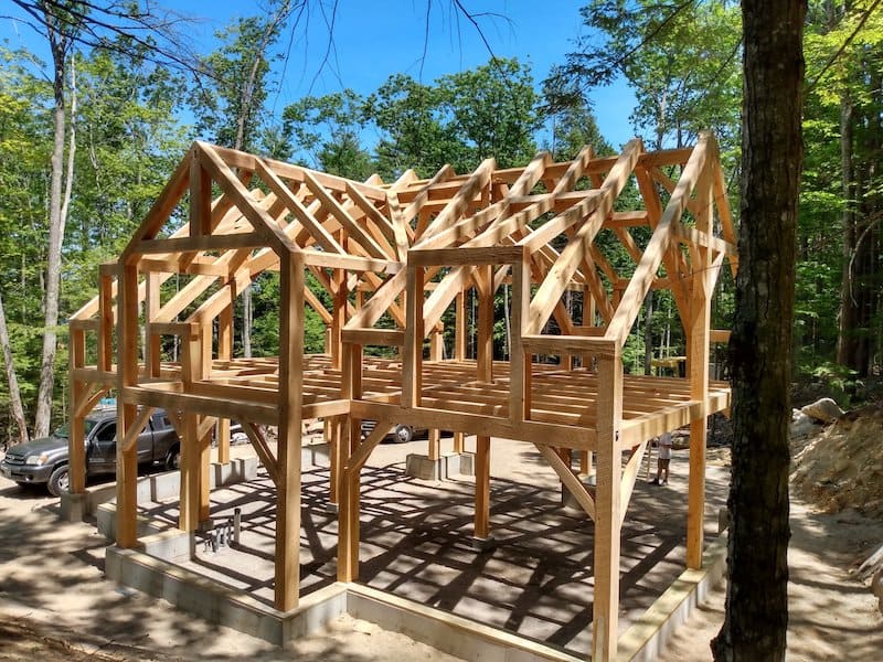 Build Your Own Timber Frame Home With Oak And Pine Wood