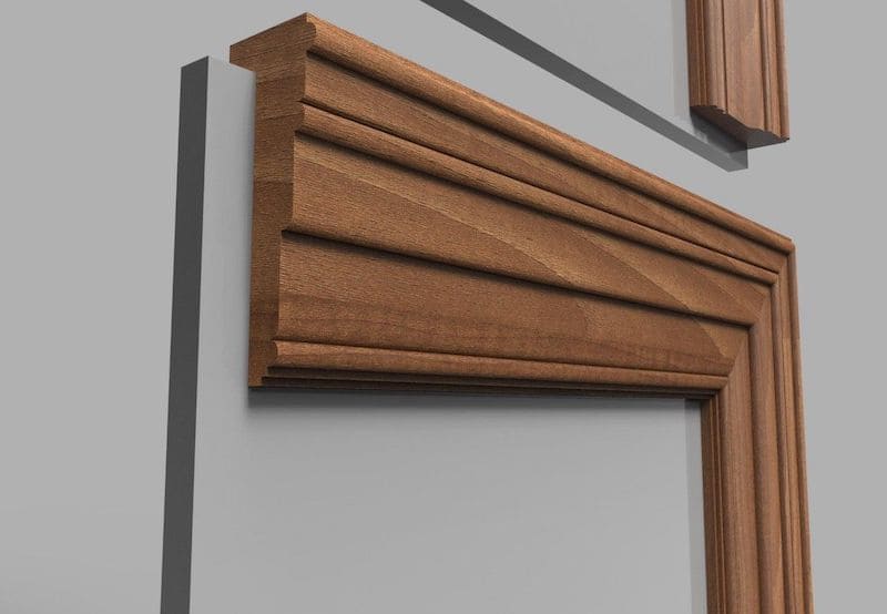 wooden door frame designs