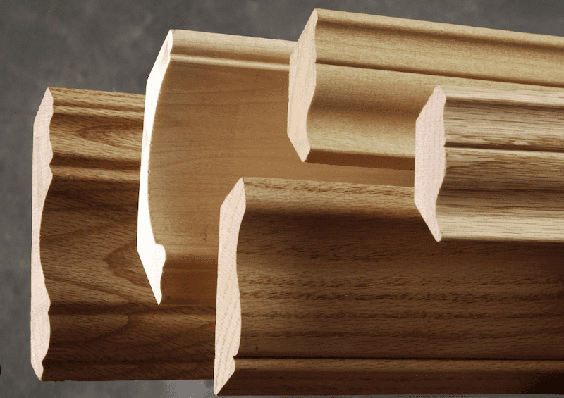 types of base board trim