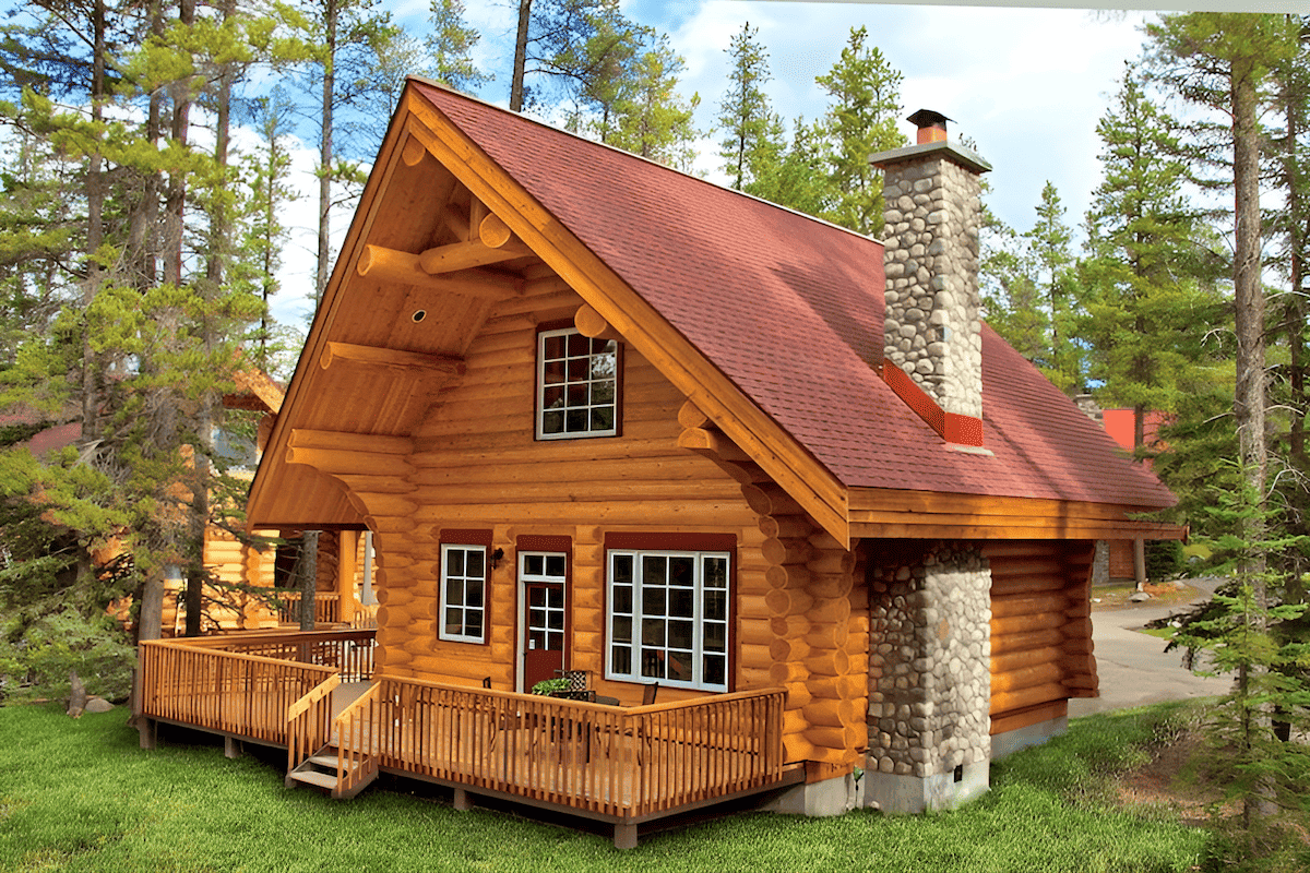 swiss style log homes