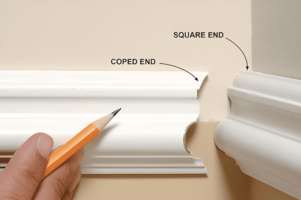 the art and skill of coping baseboard