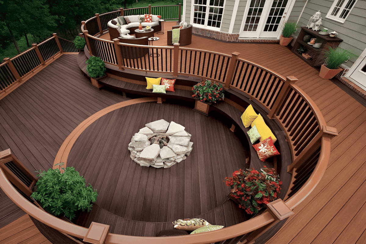 amazing backyard wood decks