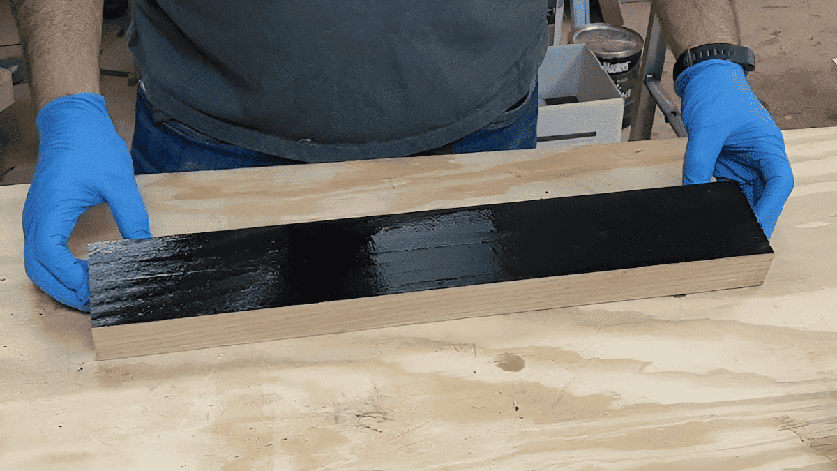 how to make any type of wood look like black ebony