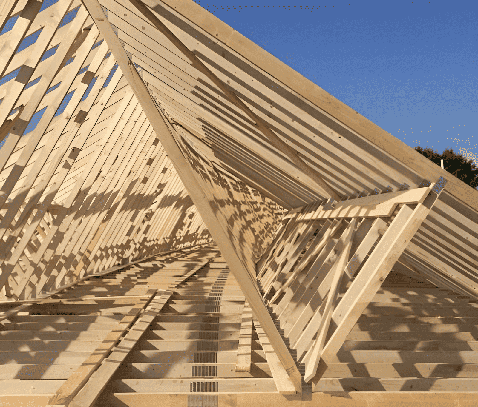 standard residential roof fink trusses