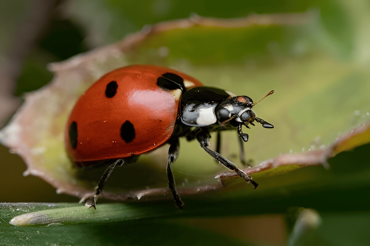 ladybug in the forest