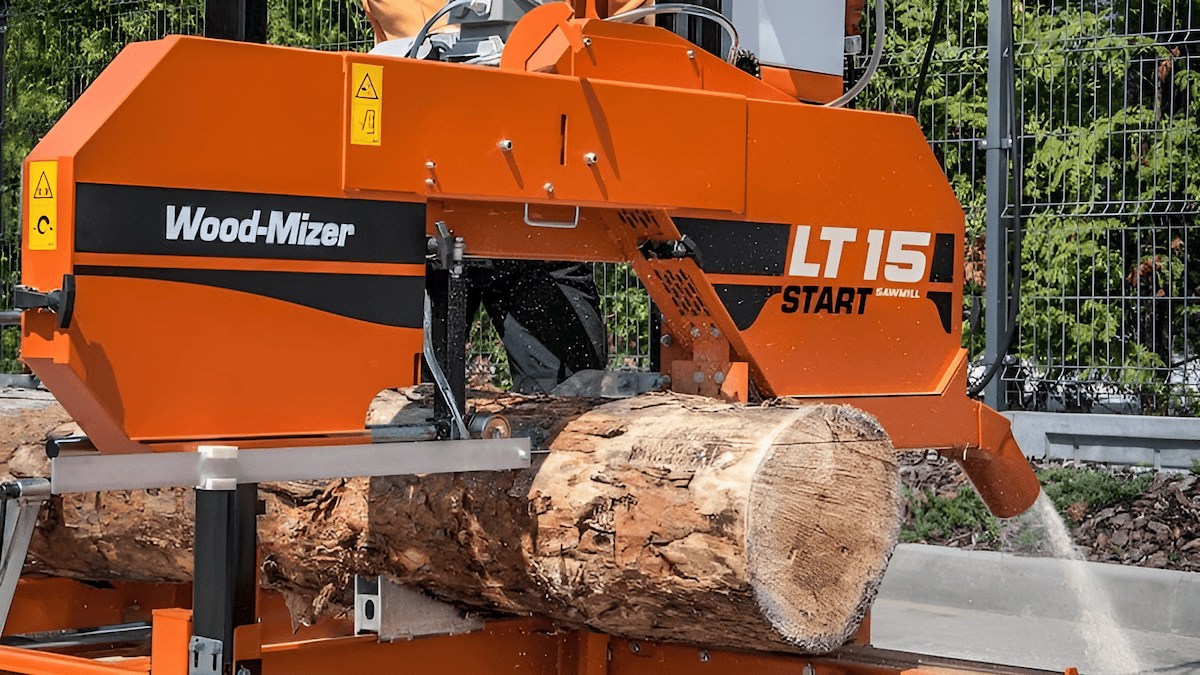 the Wood-Mizer LT15START is a popular choice known for its reliability and durability