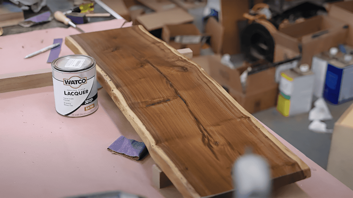 how to apply wood lacquer