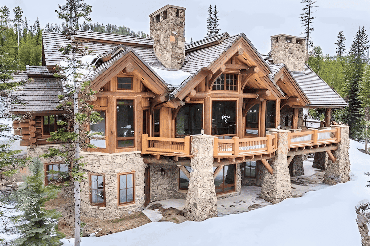 luxury log homes