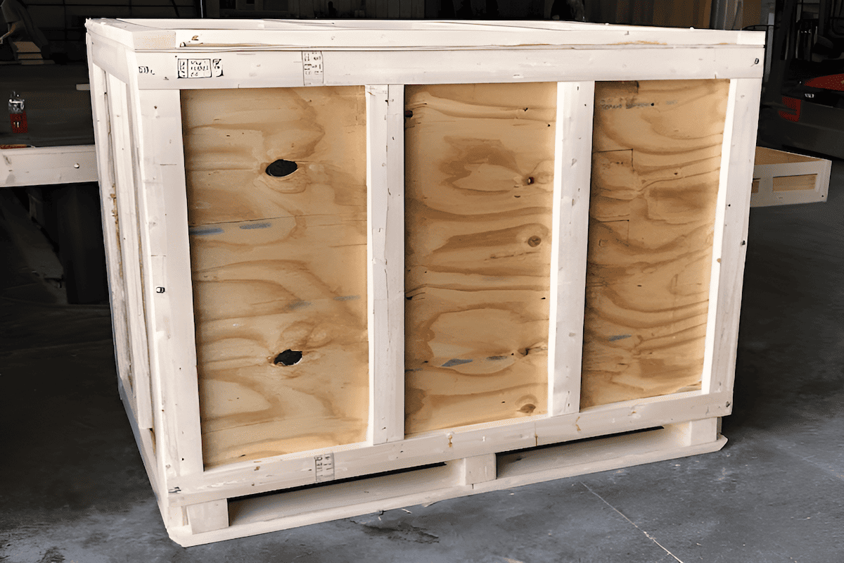 learn how to make plywood crates with an integrated pallet