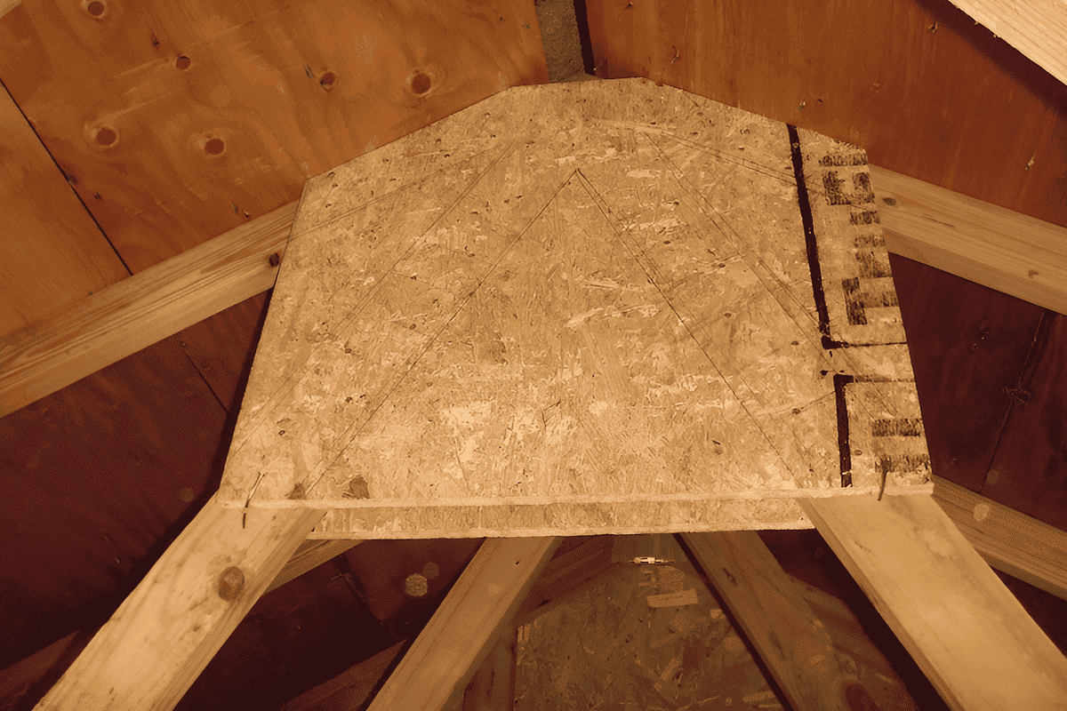 wood truss gusset