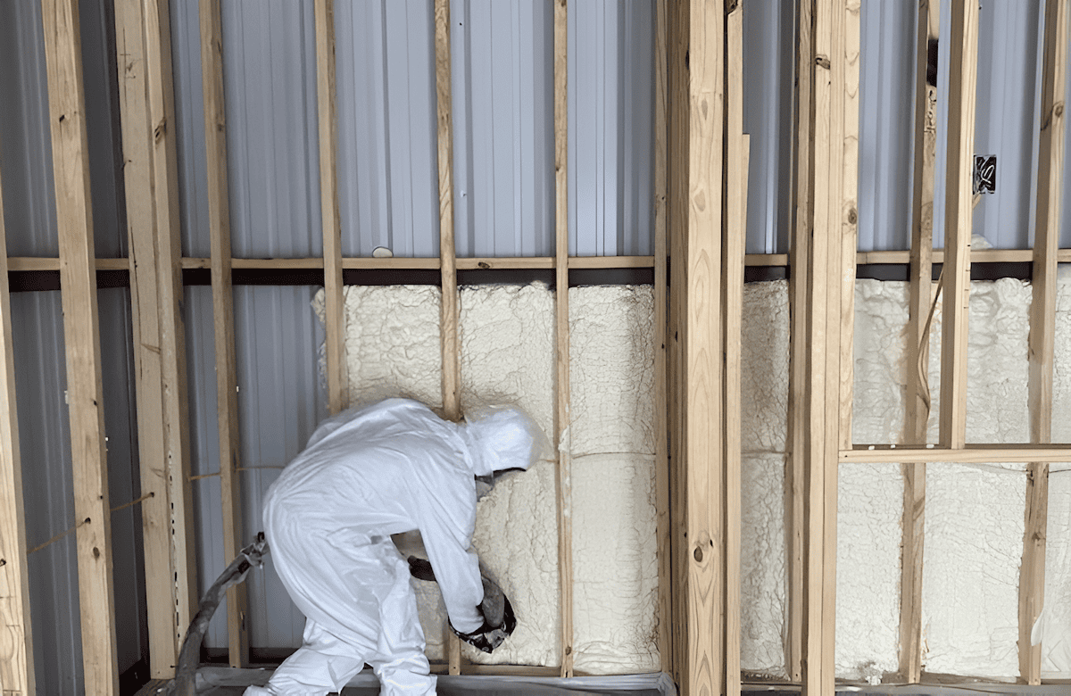 spray insulation for pole barns