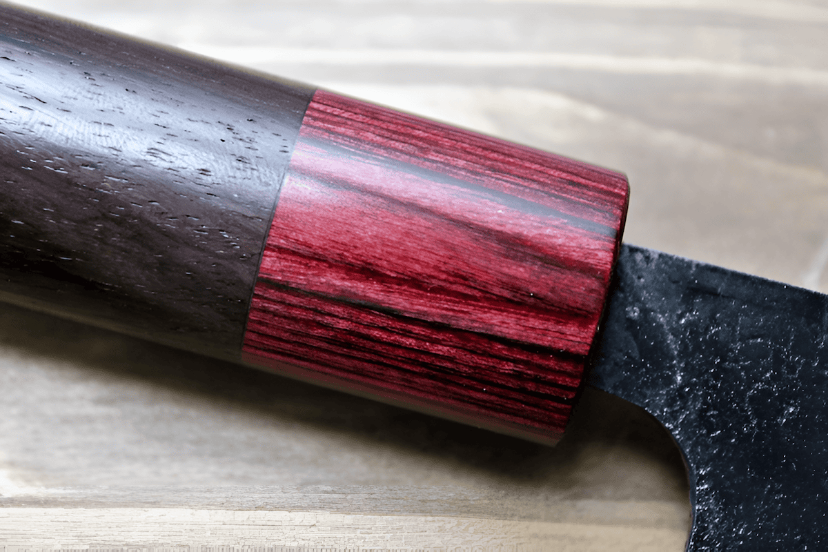 rosewood knife handle