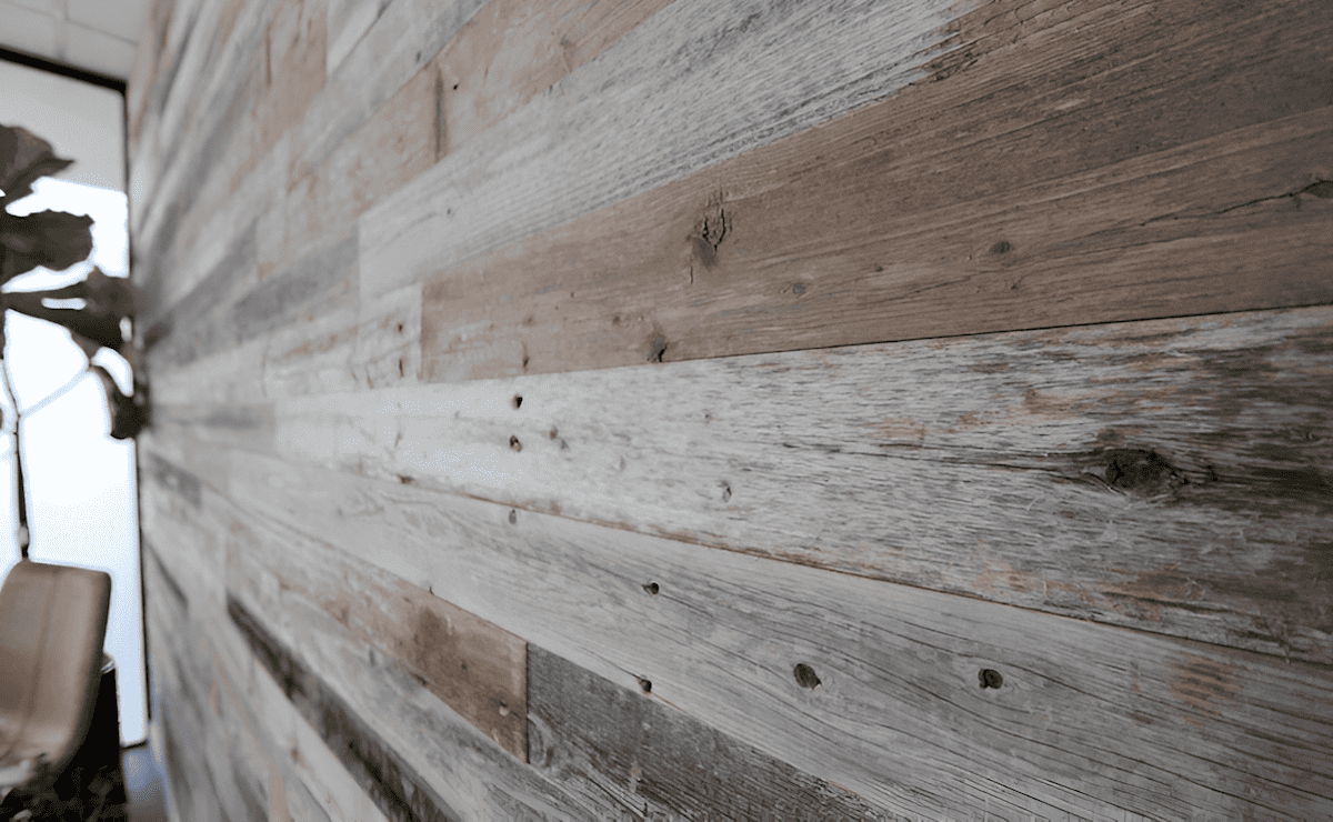 bringing the great outdoors inside, rustic wood paneling