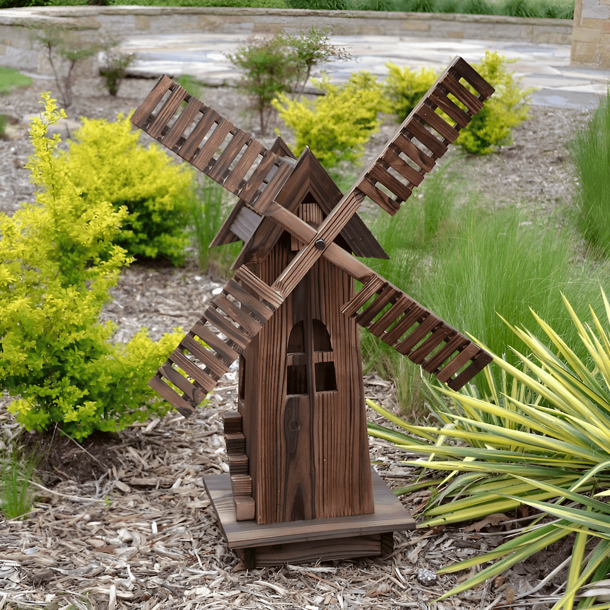 functional working toy wood windmills