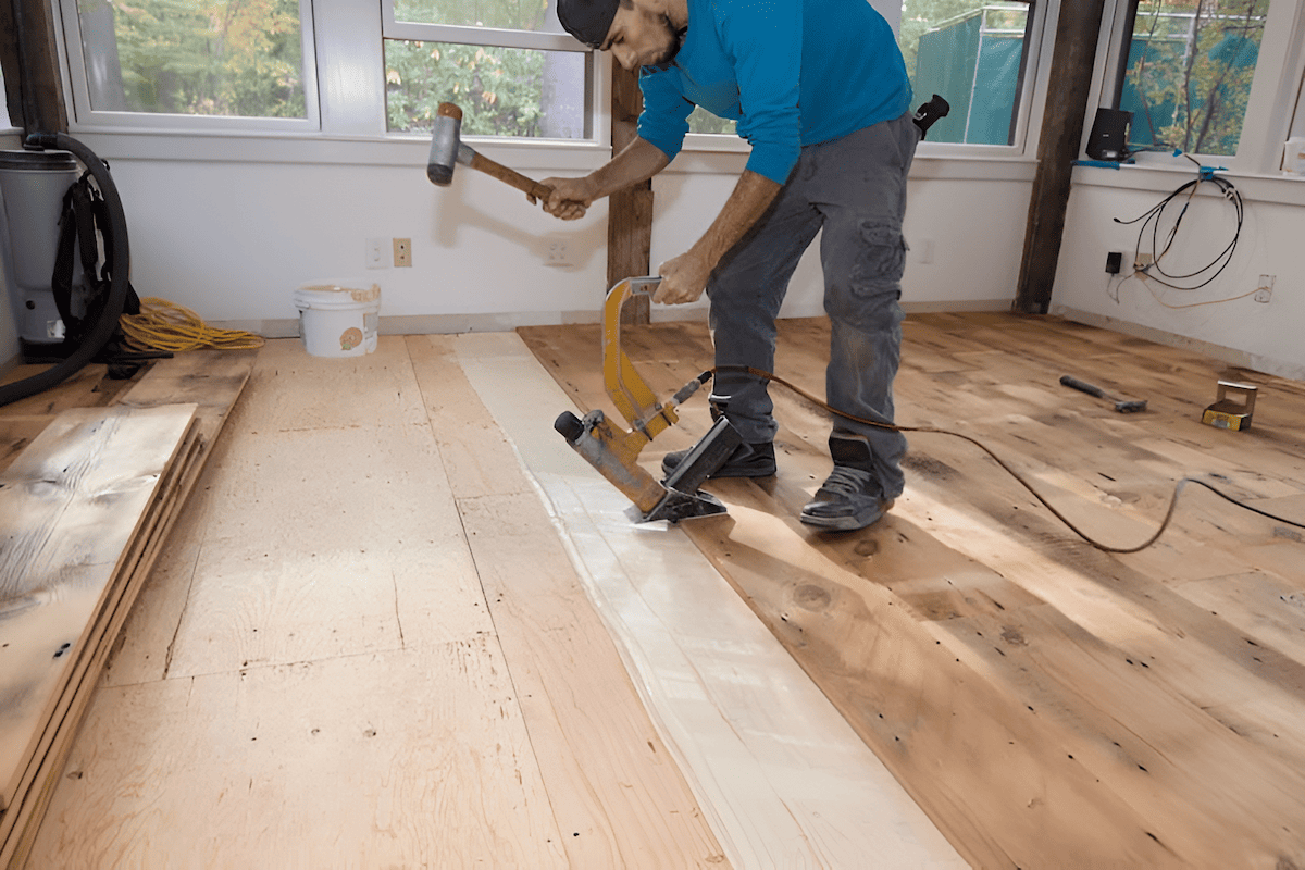 the beauty of wide plank flooring