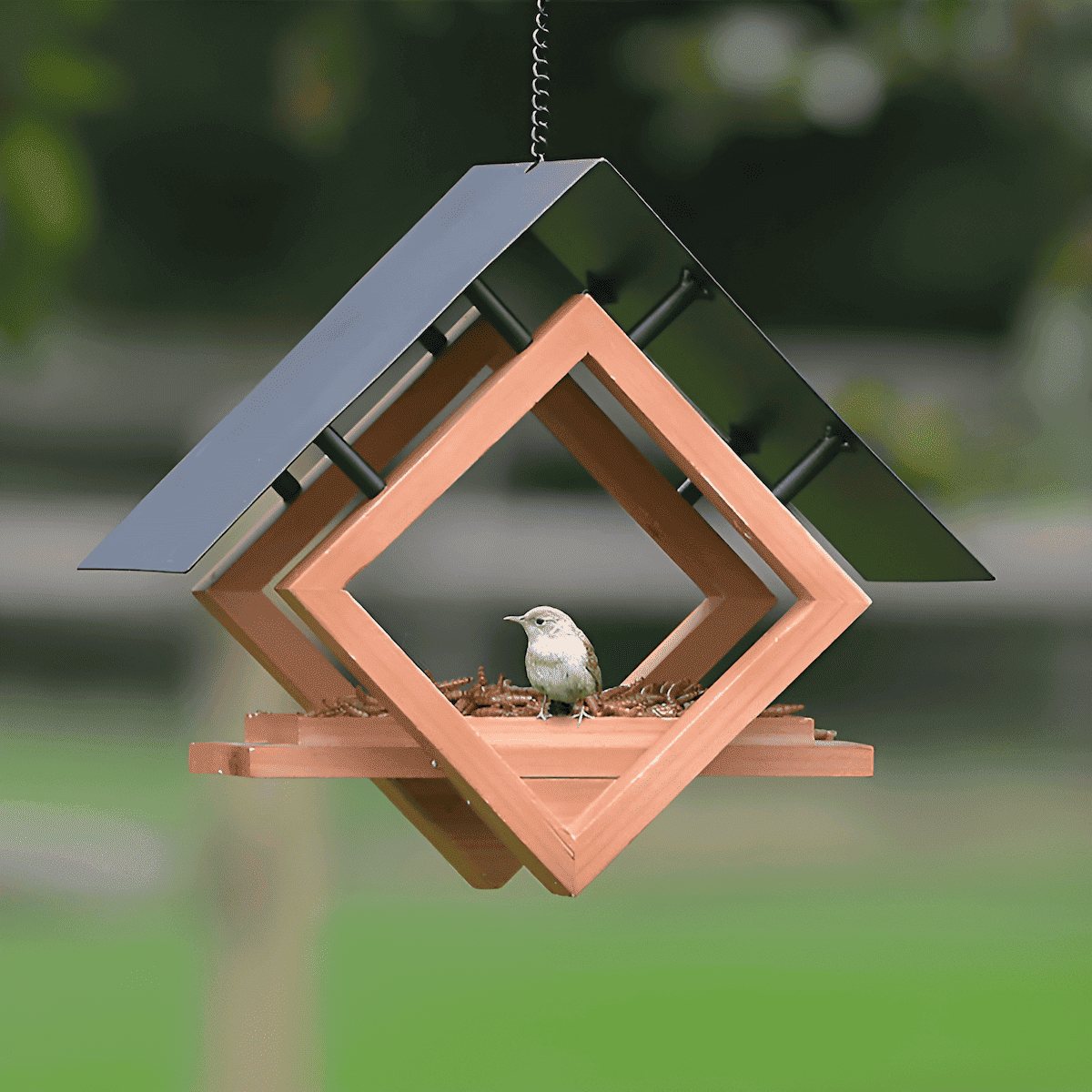 functional wood bird feeders