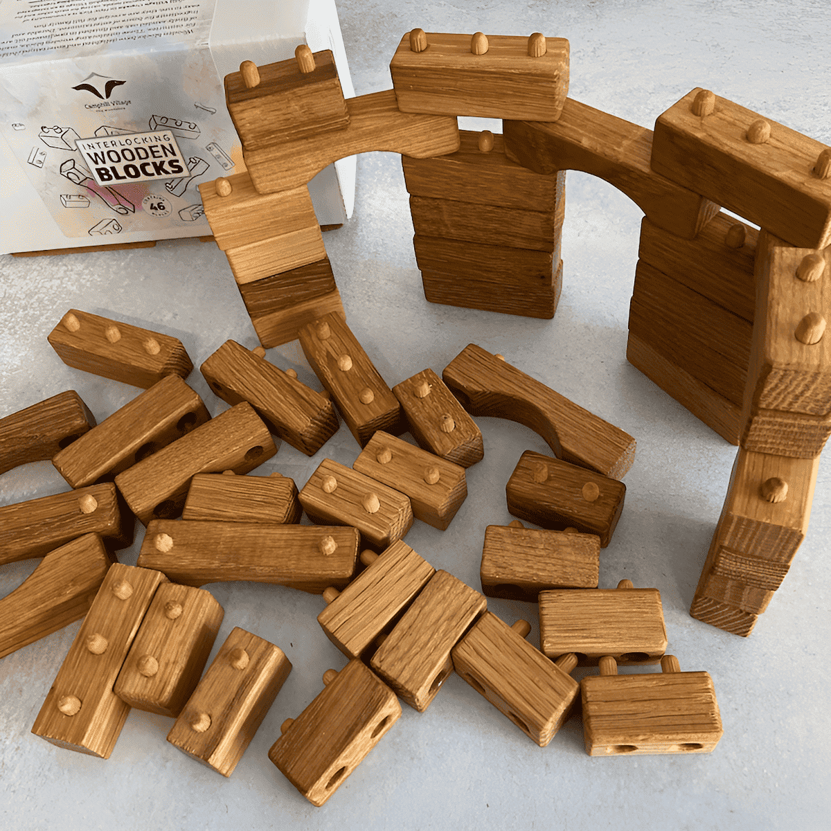 wooden building blocks for kids under six