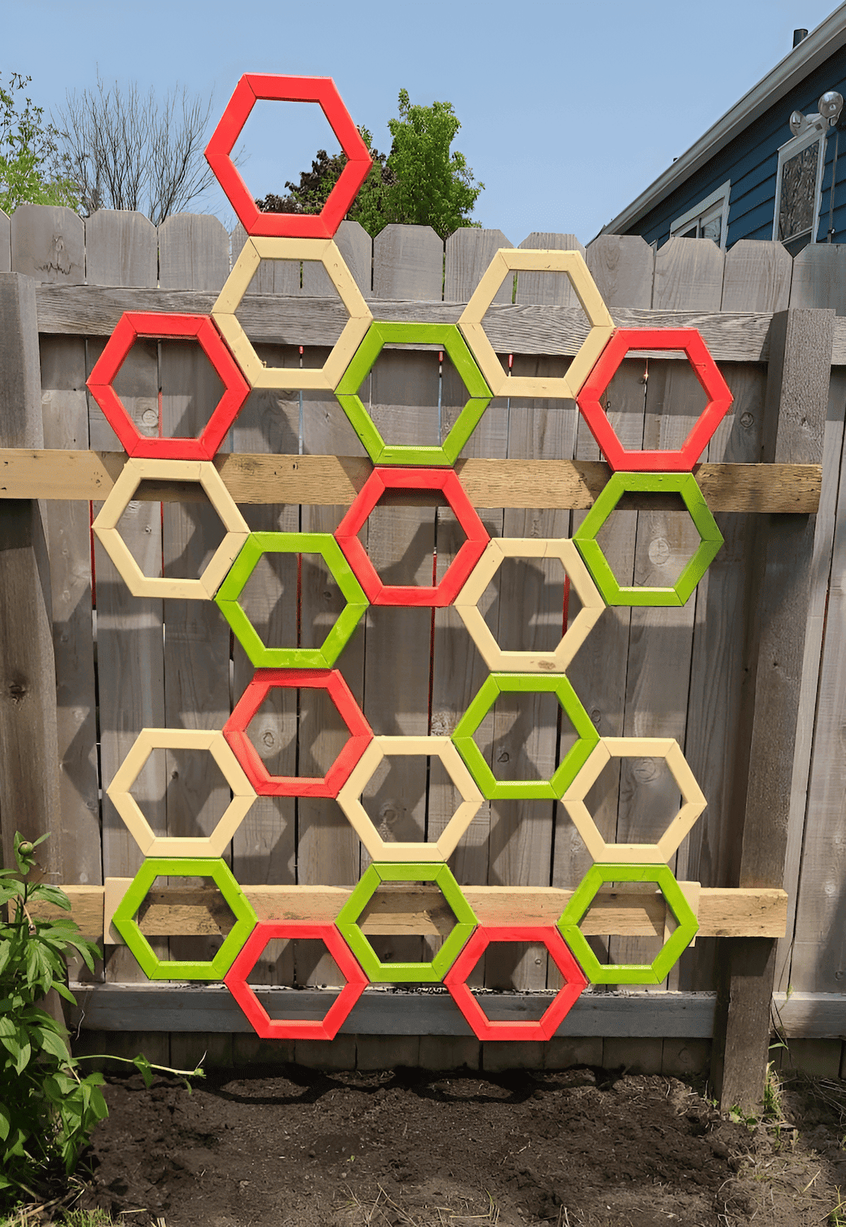 unique wood trellis for climbing plants