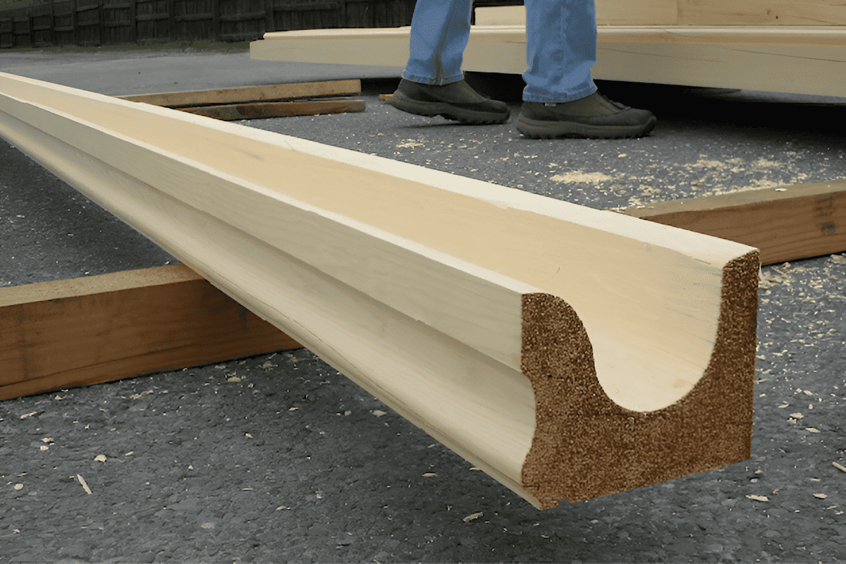 maple wood gutters