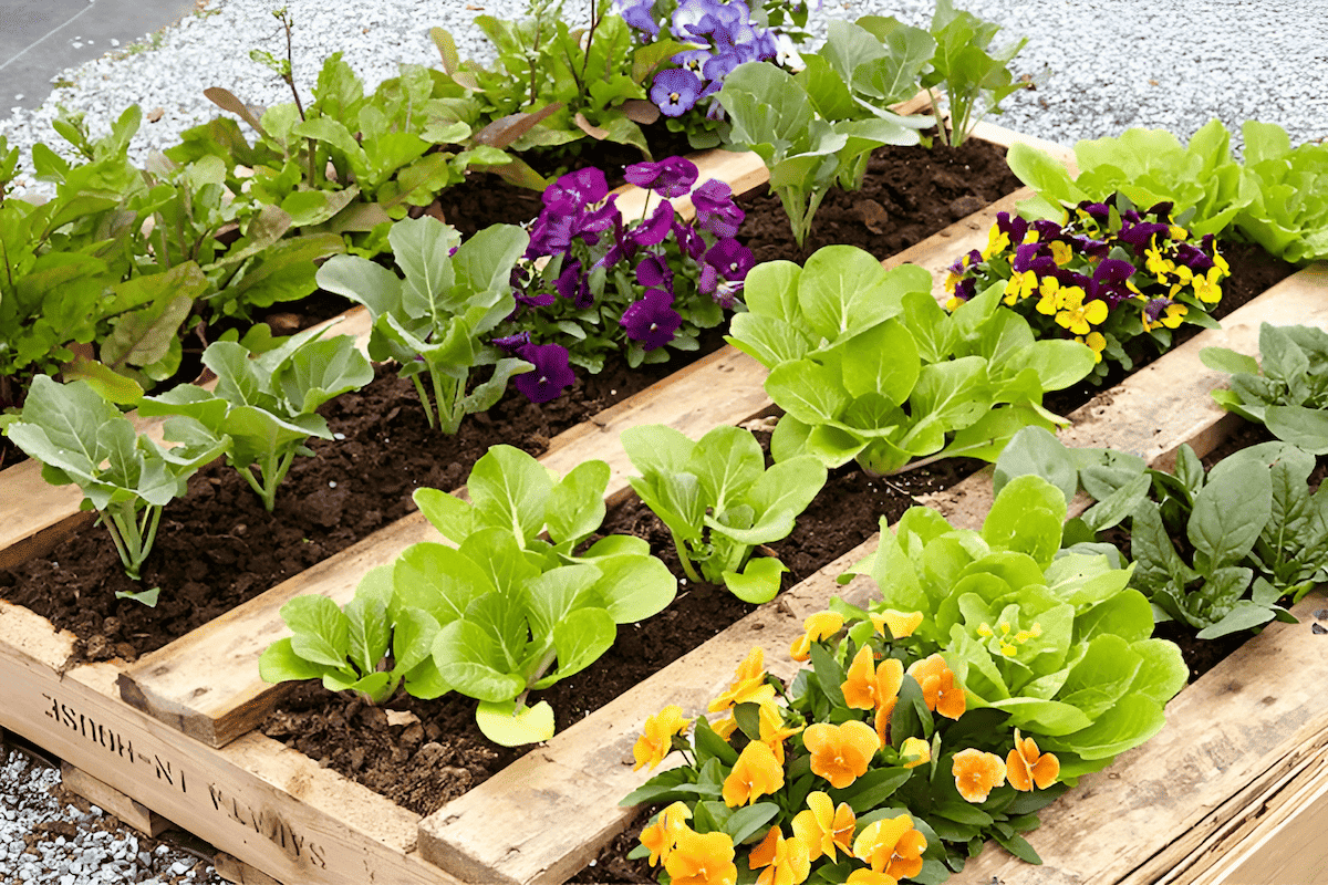 wood pallet horizontal, vertical, a-frame gardens