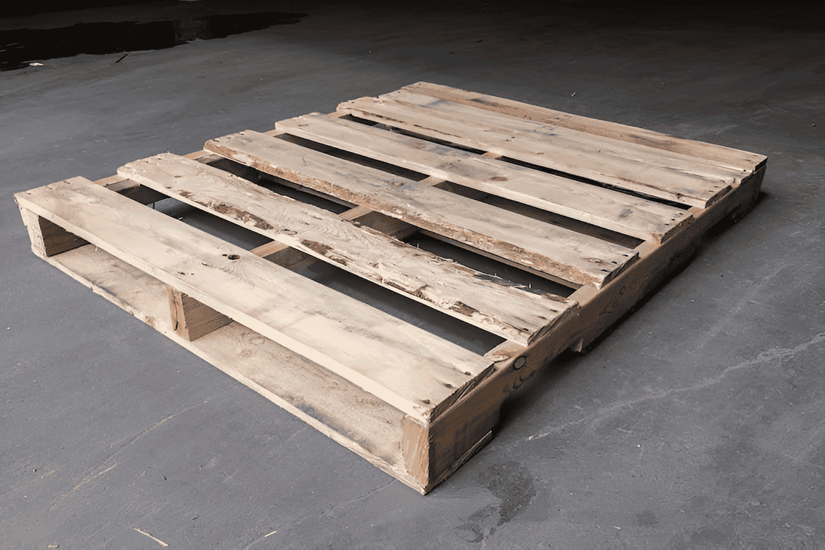 hardwood two-way wood pallet