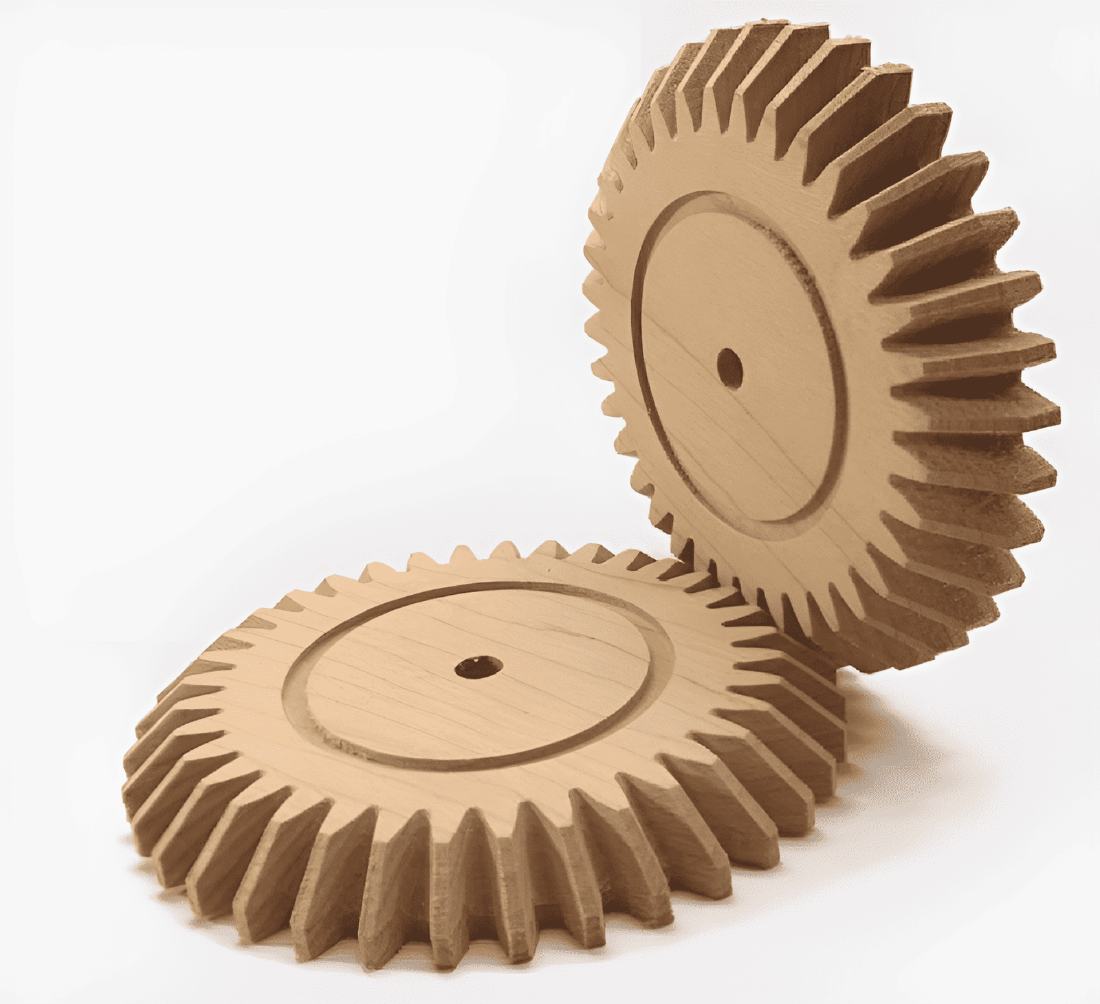 large wood bevel gears