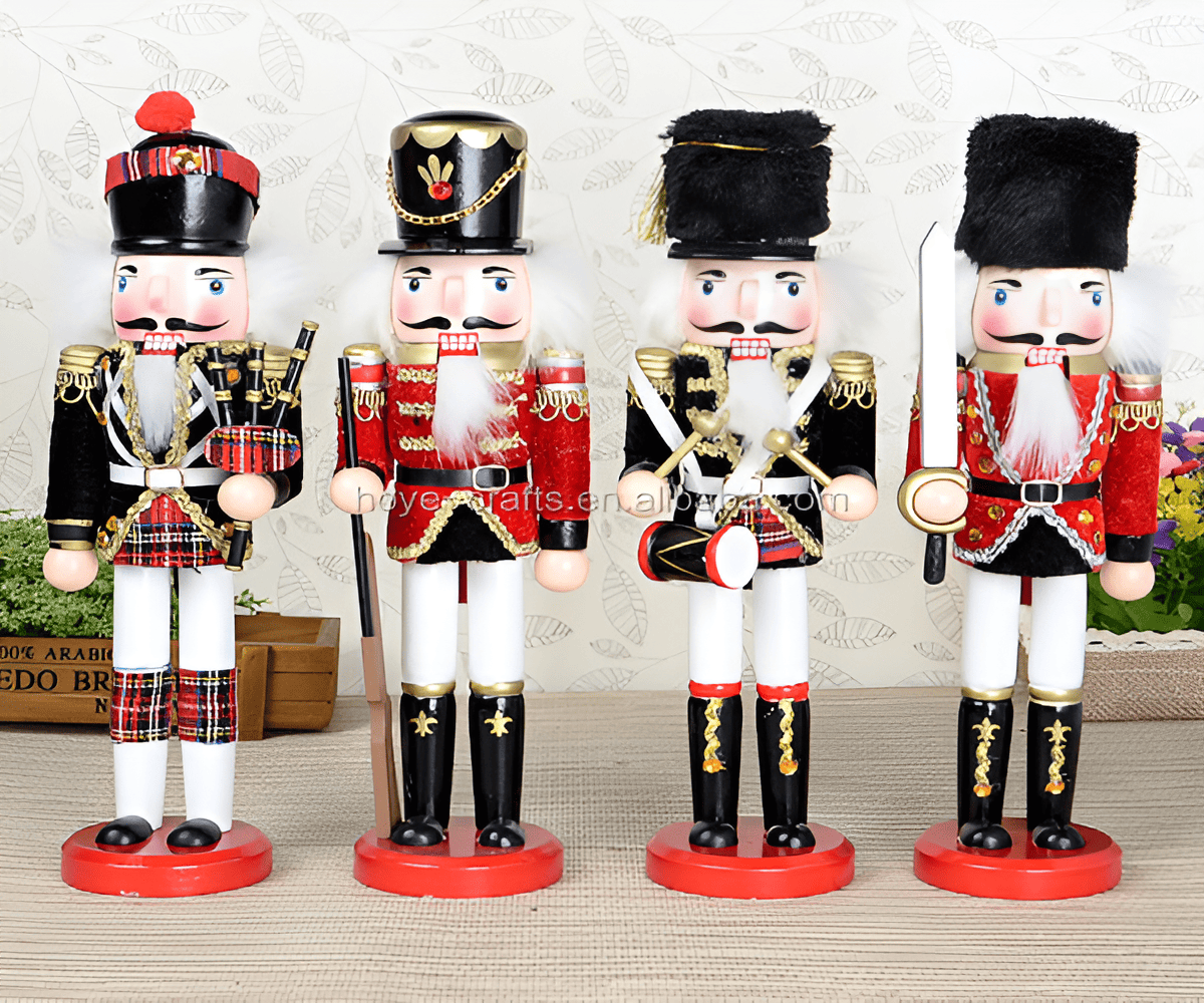 a collection of german nutcrackers